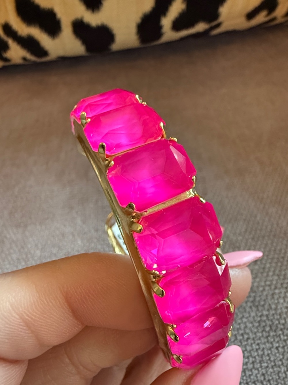 BRAND NEW : Neon Pink Juliana Cuff Bracelet - Picture 4 of 4